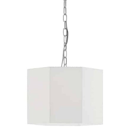 Dainolite 1Lt Pendant, Mw W/ Wh Shade OCV-161P-MW-WH